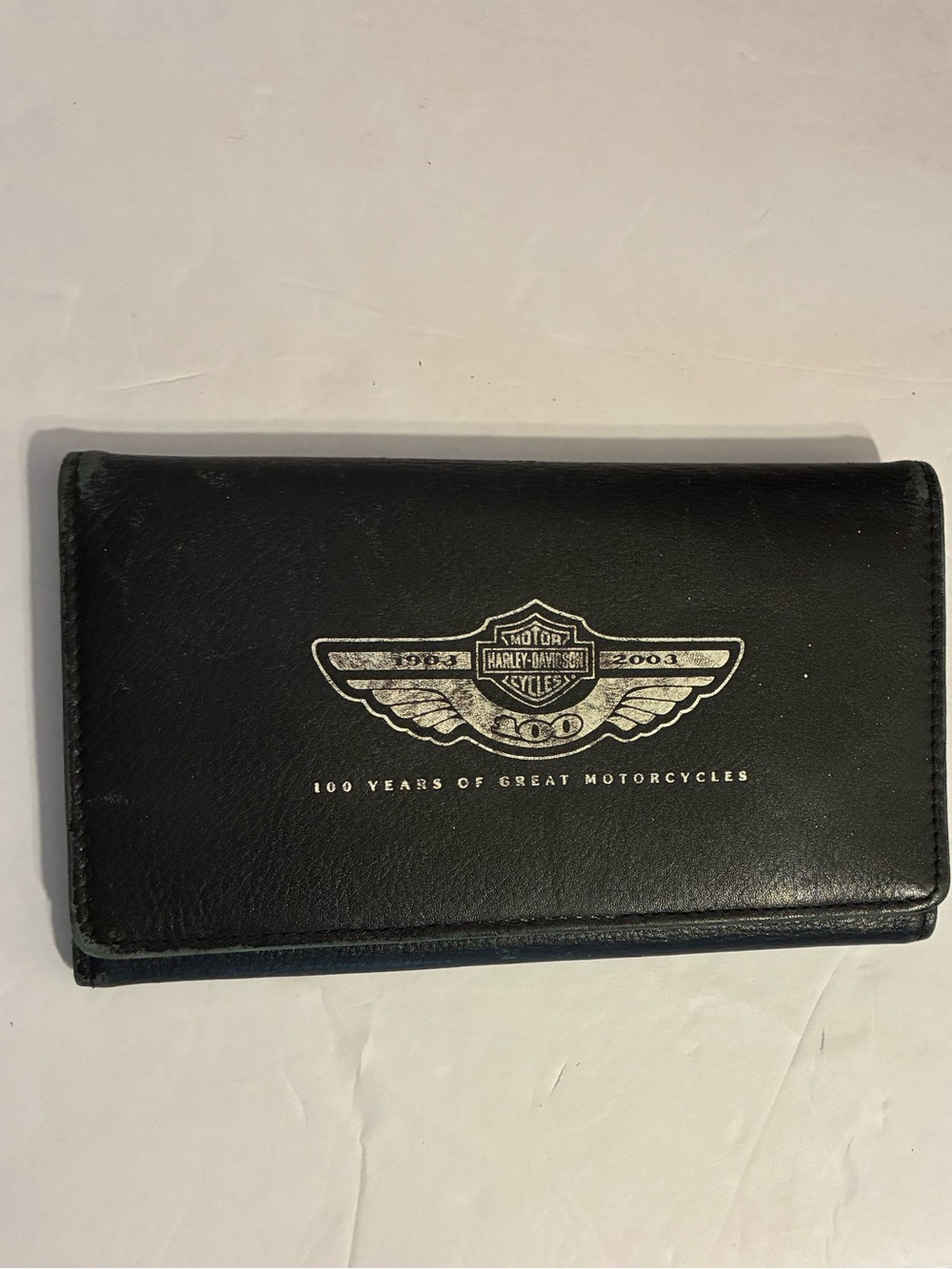 Harley-Davidson 100th Anniversary Check Book Wallet